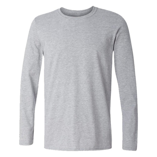 Fall Men'S Solid Color Cotton Fashion Pullover Long Sleeve T-Shirt